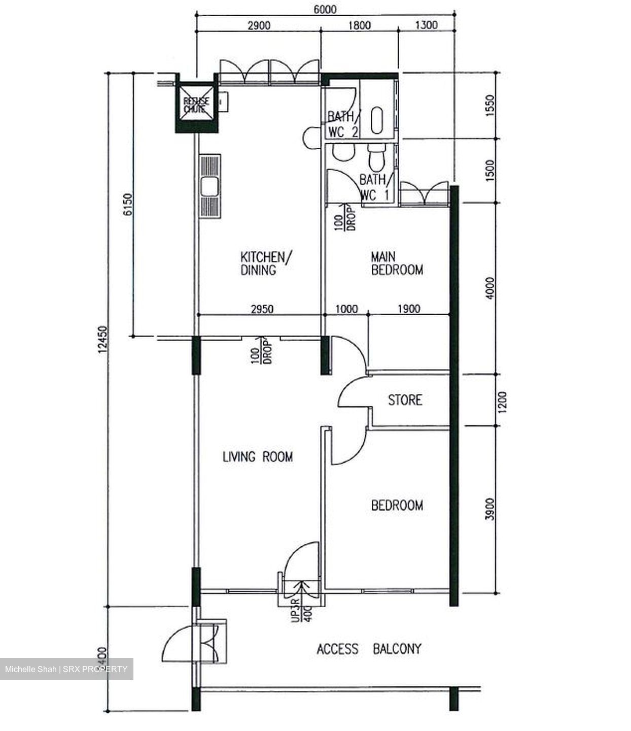 Blk 124 Ang Mo Kio Avenue 6 (Ang Mo Kio), HDB 3 Rooms #504423371